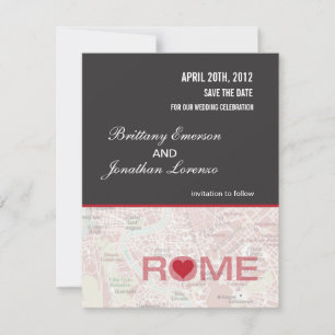 Rome Italien Spara datum ankomst anmälan Datumet