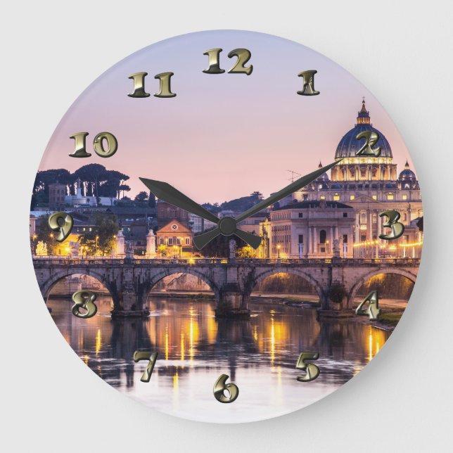 Rome italien - St Peters domkyrka Stor Klocka (Framsida)