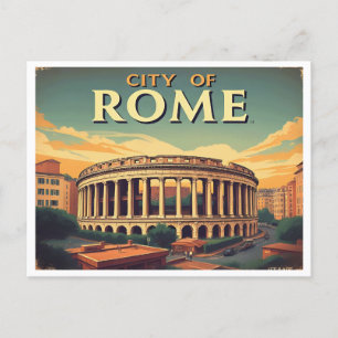 ROME ITALIEN VINTAGE VYKORT