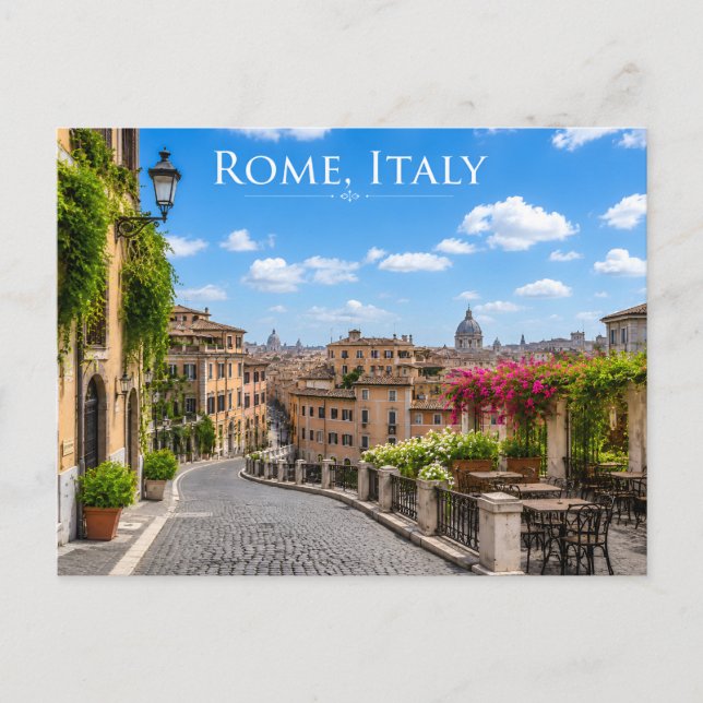 Rome Italien vykort (Framsida)