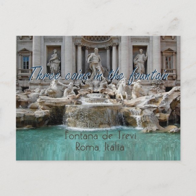 ROME Italien vykort (Framsida)