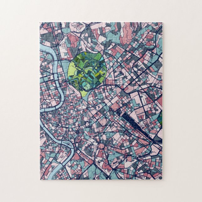 Rome italienkarta pussel (Vertikal)