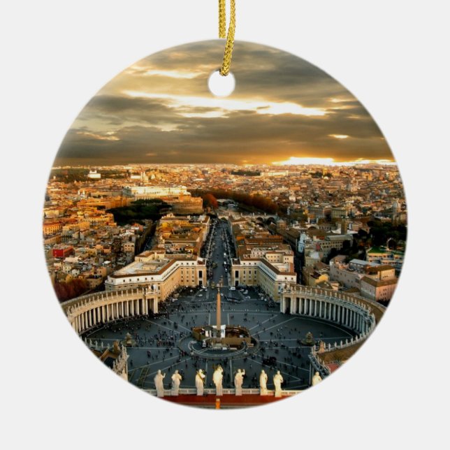Rome Julgransprydnad Keramik (Framsidan)