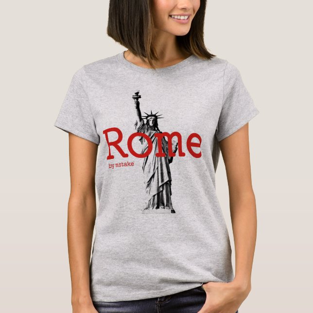 Rome & New York mstake T-shirt (Framsida)