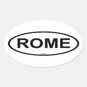 ROME OVALT KLISTERMÄRKE