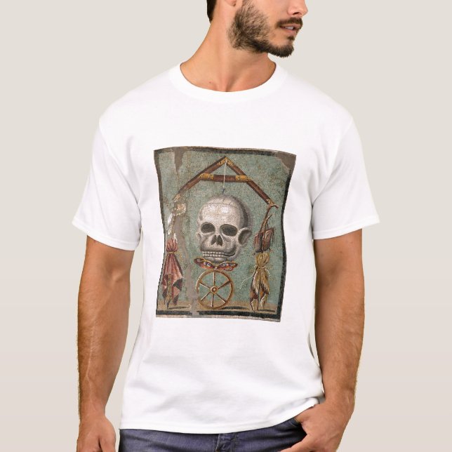 Rome Pompeii mosaik Tee Shirt (Framsida)