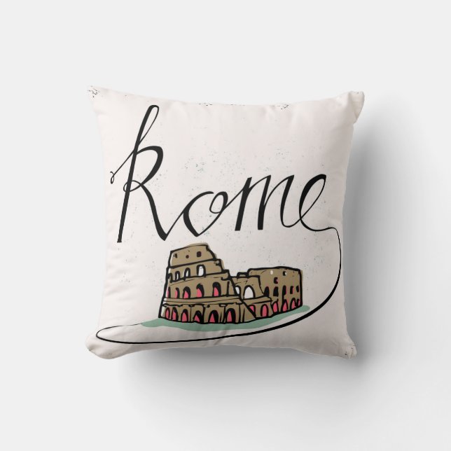 Rome räcker märkt design kudde (Framsida)