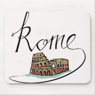 Rome räcker märkt design musmatta