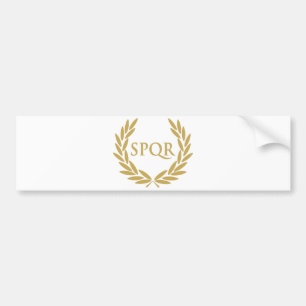 Rome SPQR förseglar den romerska senaten Bildekal
