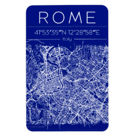 Rome stadsplan-magnet i ritningsstil magnet