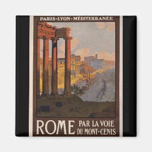 Rome till och med Monten-Cenis Magnet