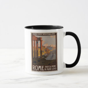 Rome till och med Monten-Cenis Mugg