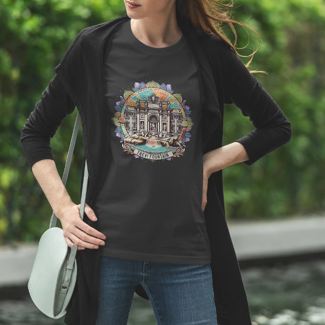 Rome Viskningsfontän Kvinnors Basic T Shirt (Skapare uppladdad)
