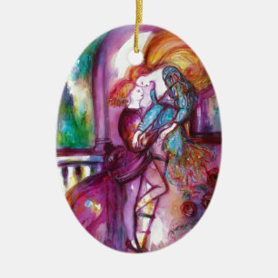 ROMEO AND JULIET Romantic Valentines's Day Julgransprydnad Keramik