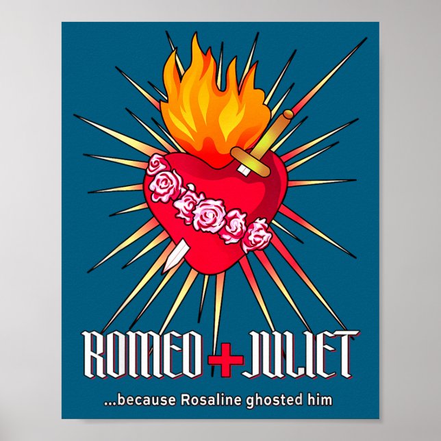 Romeo And Juliet Sacred Heart, Ghosted By Rosaline Poster (Framsidan)