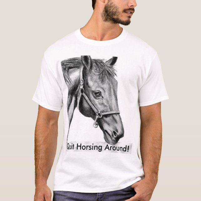 Romeo avslutade Horsing omkring! T-shirt (Framsida)