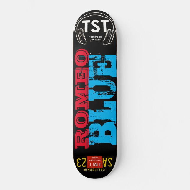 ROMEO BLUE/TST Skateboard (Framsida)