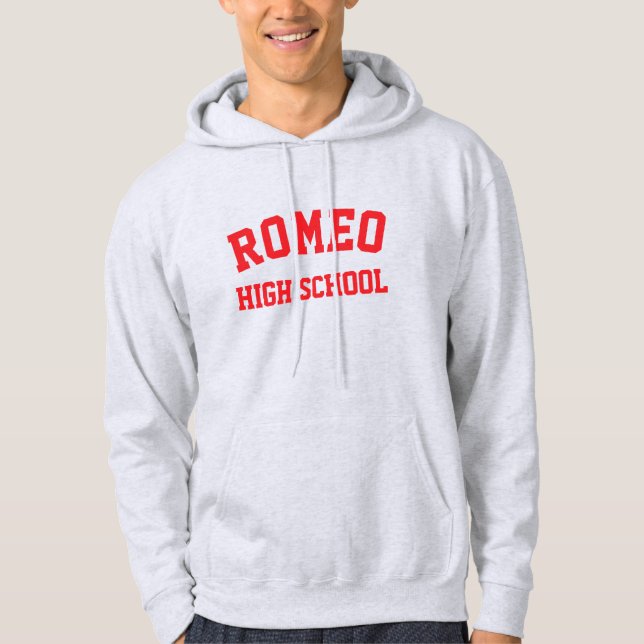 Romeo High School Prated Hoodie (Framsida)