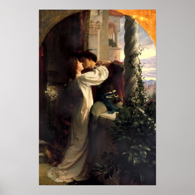 Romeo & Juliet av Frank Dicksee Poster (Framsidan)