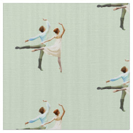 Romeo & Juliet balettfigurer dansar på bleken - Tyg