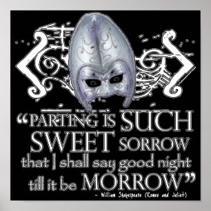 Romeo & Juliet citationstecken Poster