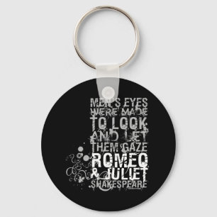 Romeo & Juliet Manar Quote Nyckelring