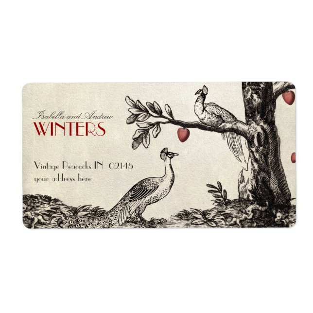 Romeo & Juliet - Peacock-version Fraktsedel (Framsidan)