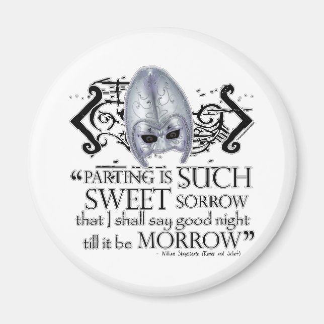 Romeo & Juliet Quote Magnet (Framsidan)