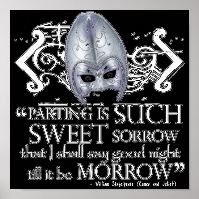 Romeo & Juliet Quote Poster (Framsidan)