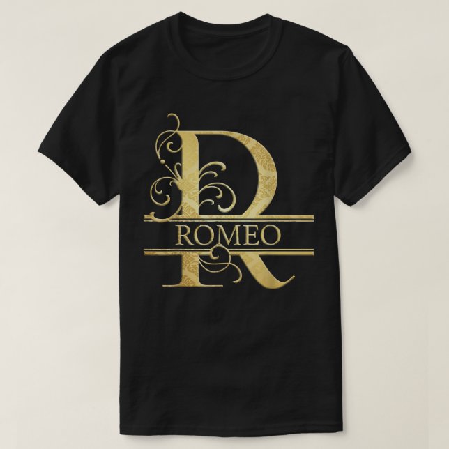 Romeo Name  T Shirt (Design framsida)