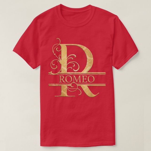 Romeo Namn T Shirt (Design framsida)
