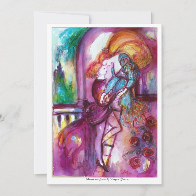 Romeo och Julia Inbjudningar (Framsida)