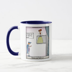 Romeo och Juliet 2.0 Blue Combo Mugg