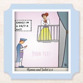 Romeo och Juliet 2.0 Papper Underlägg Papper