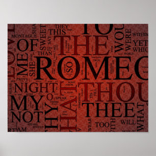 Romeo och Juliet (Anpassningsbar V2 - 13 x 10 tum) Poster