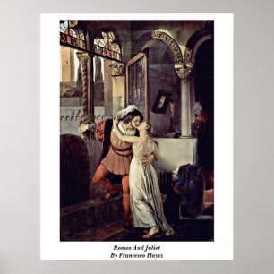 Romeo och Juliet av Francesco Hayez Poster