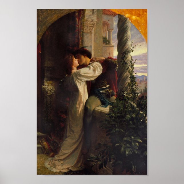 Romeo och Juliet av Frank Dicksee - poster (Framsidan)