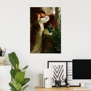 Romeo och Juliet av Frank Dicksee Poster