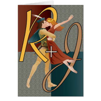 Romeo och Juliet, balett Hälsningskort