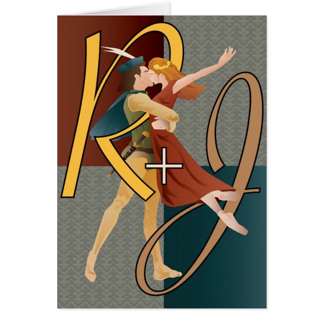 Romeo och Juliet, balett Hälsningskort (Framsidan)