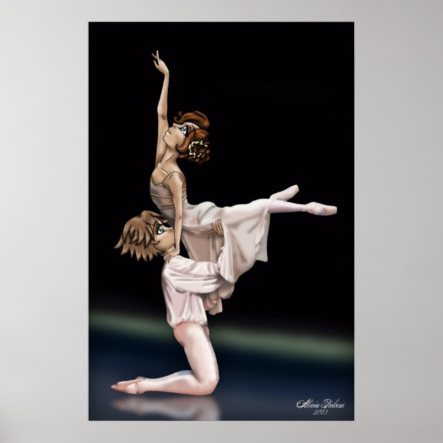 Romeo och Juliet Ballet Poster (Framsidan)