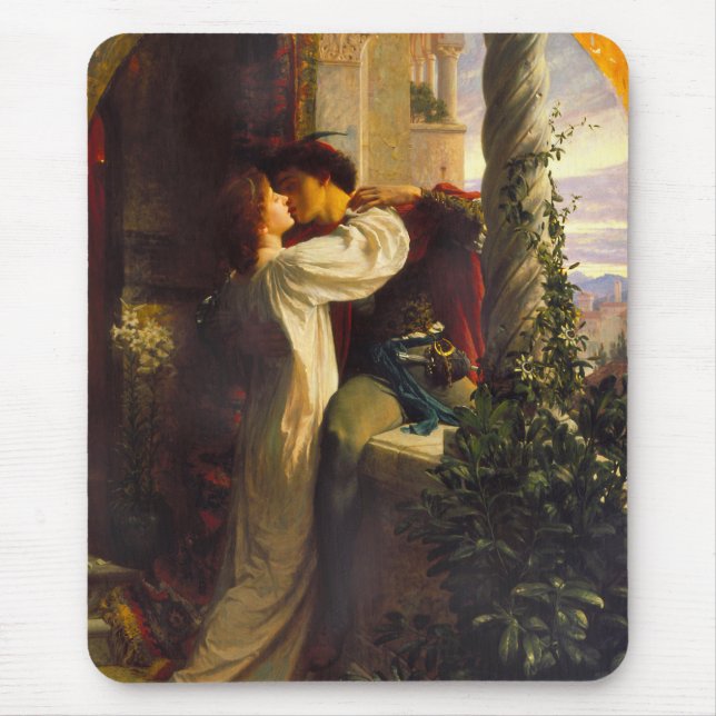Romeo och Juliet c. 1884 från Herr Frank Dicksee Musmatta (Framsidan)