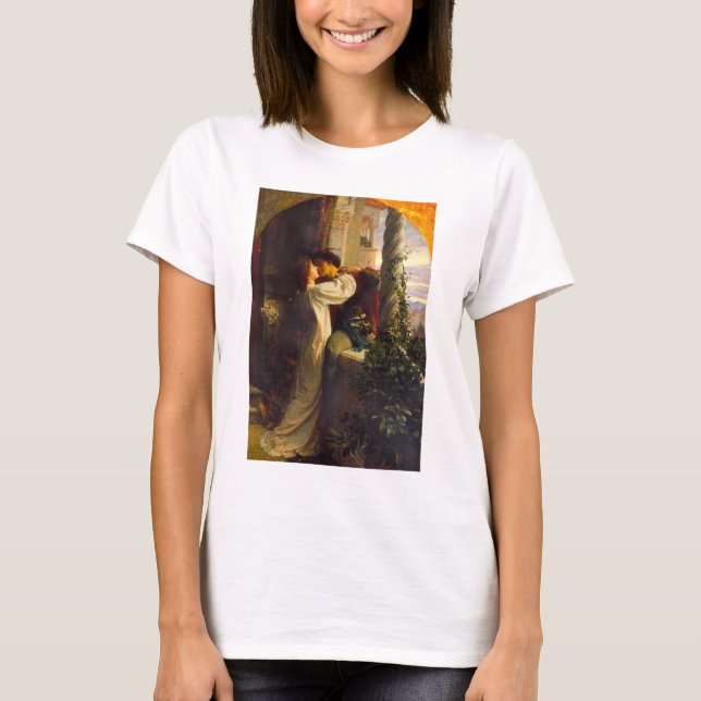 Romeo och Juliet c. 1884 från Herr Frank Dicksee T Shirt (Framsida)