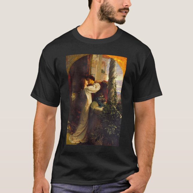 Romeo och Juliet c. 1884 från Herr Frank Dicksee T Shirt (Framsida)