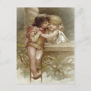 Romeo och Juliet Frances Brundage valentin Helg Vykort