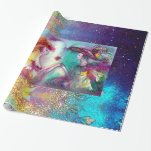 ROMEO OCH JULIET / GULD BLUE SPARKLES PRESENTPAPPER