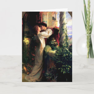 Romeo och Juliet hälsningkort Kort