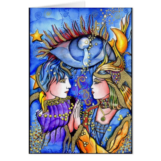 Romeo och Juliet Hälsningskort (Framsidan)