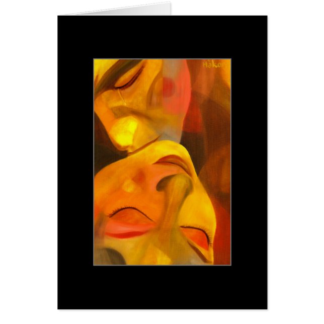 Romeo och Juliet Hälsningskort (Framsidan)