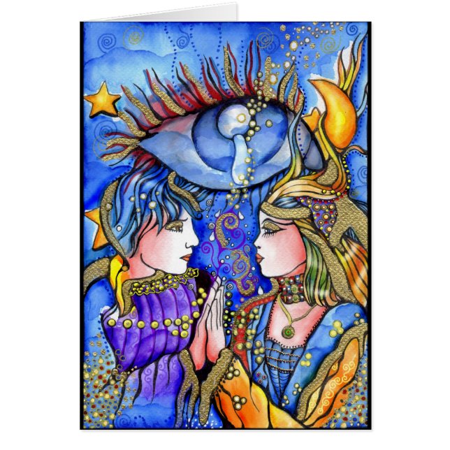 Romeo och Juliet Hälsningskort (Framsidan)